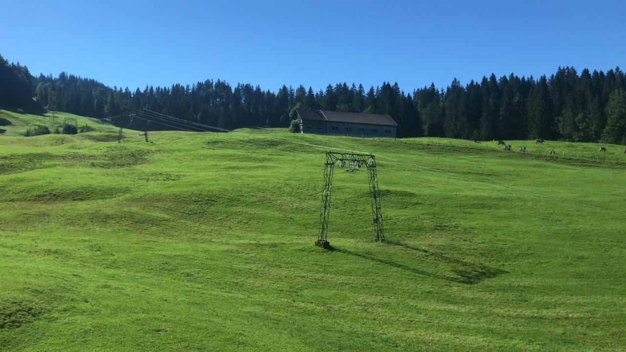 Ferienwohnung Morgentau Am Rande Der Wildnis Sibratsgfäll Eksteriør billede