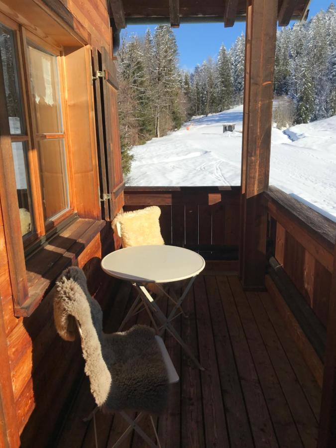 Ferienwohnung Morgentau Am Rande Der Wildnis Sibratsgfäll Eksteriør billede