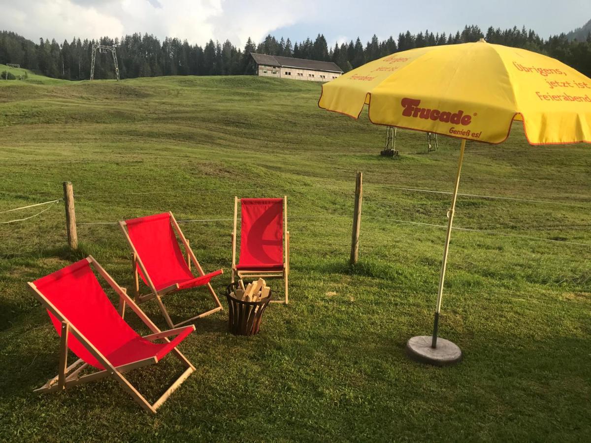 Ferienwohnung Morgentau Am Rande Der Wildnis Sibratsgfäll Eksteriør billede