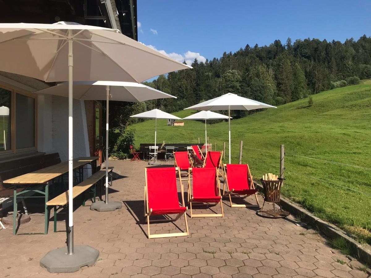 Ferienwohnung Morgentau Am Rande Der Wildnis Sibratsgfäll Eksteriør billede