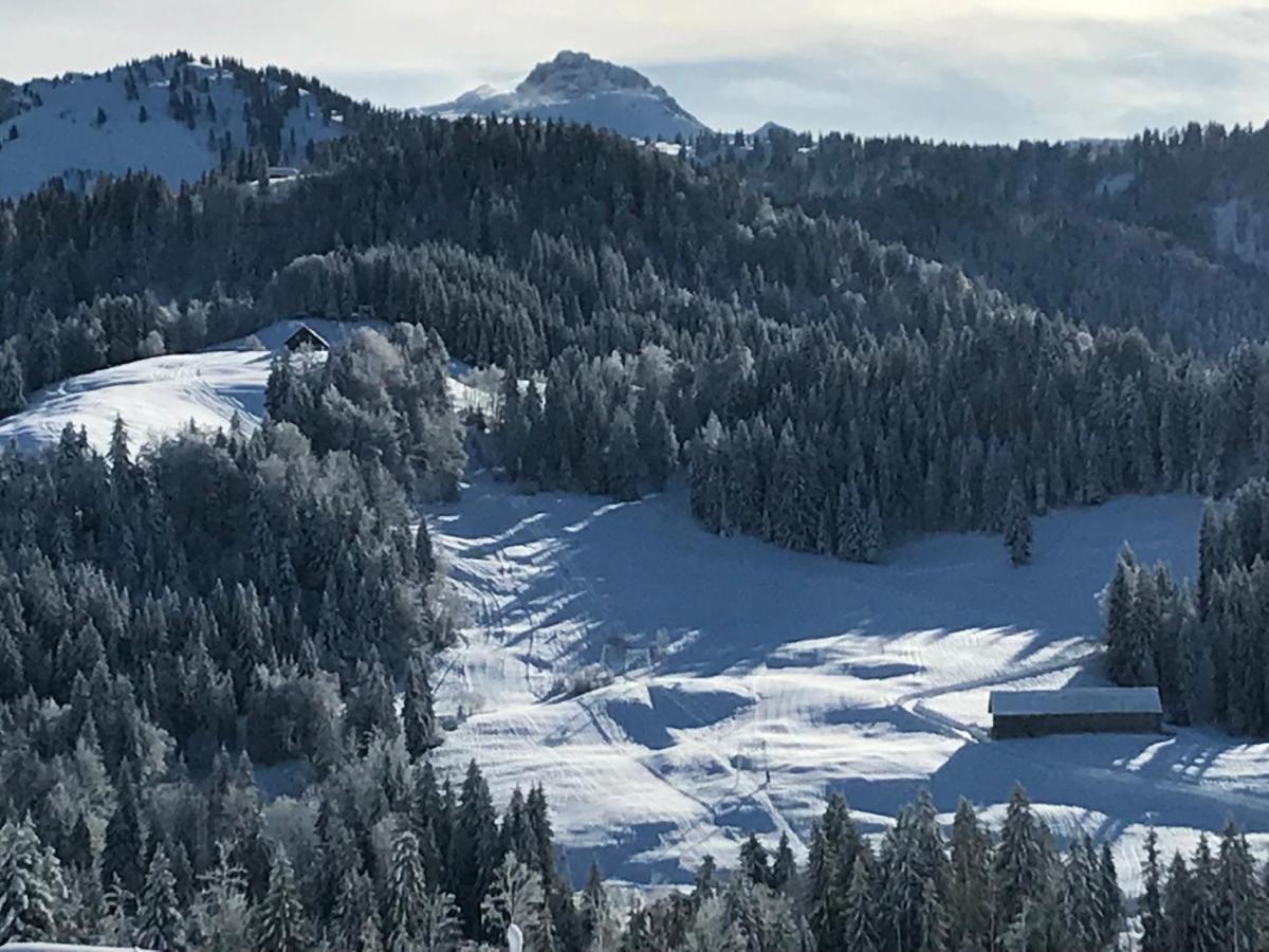 Ferienwohnung Morgentau Am Rande Der Wildnis Sibratsgfäll Eksteriør billede